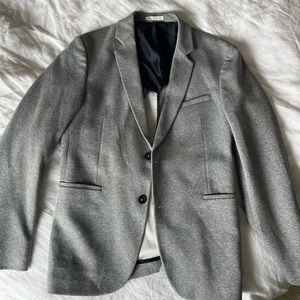 Zara Mens Blazer in Light Gray - 40R